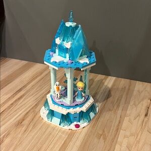 Lego Ice Castle with Elsa and Olaf - Blue and White